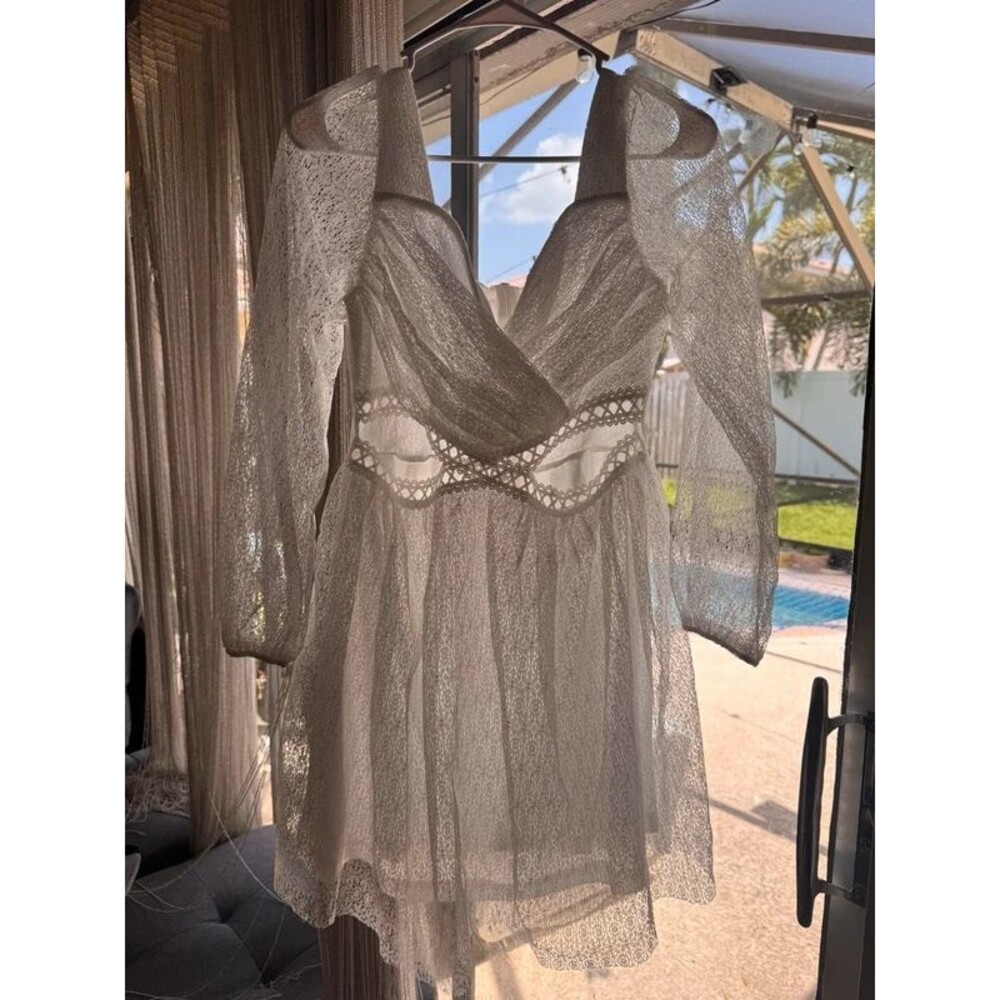 White Bridal Lace Dress